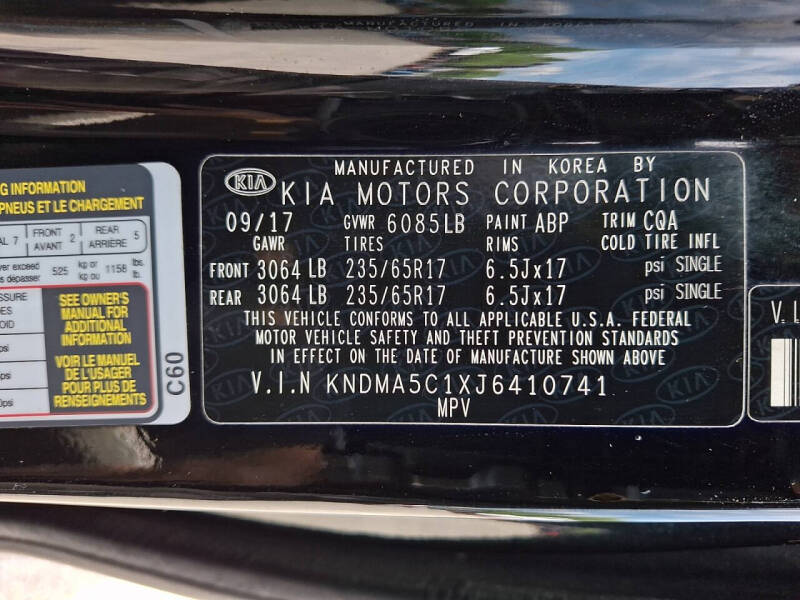 2018 Kia Sedona L