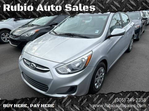 2015 Hyundai Accent for sale at Rubio Auto Sales in Homestead FL
