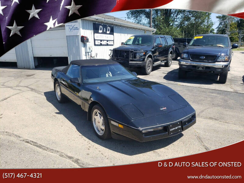 1989 Chevrolet Corvette for sale at D & D Auto Sales Of Onsted in Onsted MI
