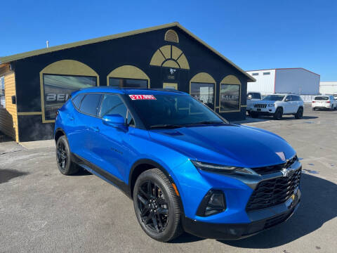 2020 Chevrolet Blazer for sale at BELOW BOOK AUTO SALES in Idaho Falls ID
