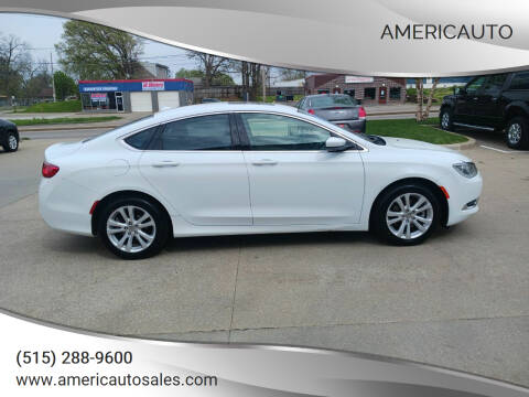 2017 Chrysler 200 for sale at AmericAuto in Des Moines IA