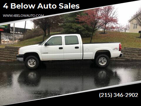 2004 Chevrolet Silverado 2500HD for sale at 4 Below Auto Sales in Willow Grove PA