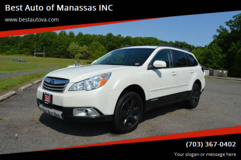 2012 Subaru Outback for sale at Best Auto of Manassas INC in Manassas VA