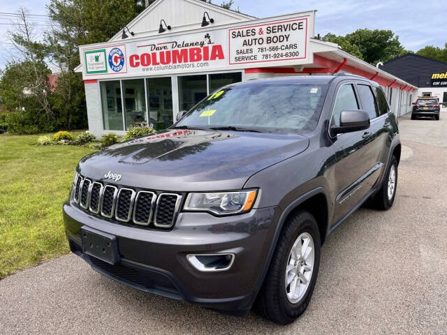 2019 Jeep Grand Cherokee for sale at Dave Delaney's Columbia Motors in Hanover, MA