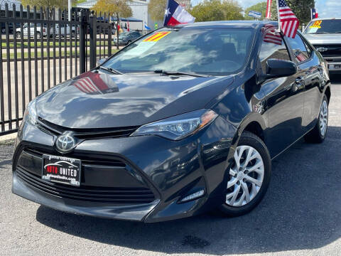 2017 Toyota Corolla for sale at Auto United in Houston TX