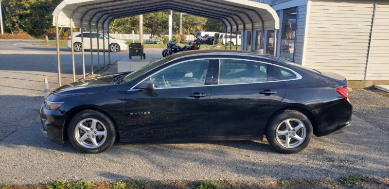 Used 2018 Chevrolet Malibu 1LS with VIN 1G1ZB5ST0JF284257 for sale in Hyannis, MA