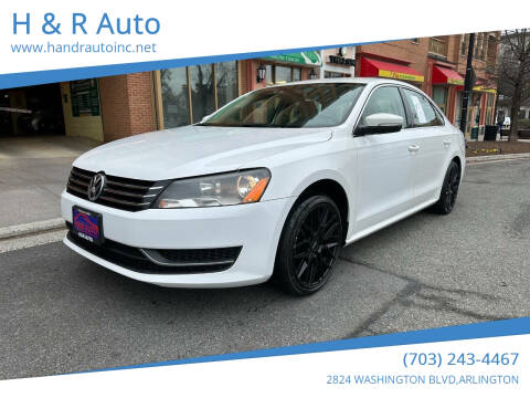 2014 Volkswagen Passat for sale at H & R Auto in Arlington VA