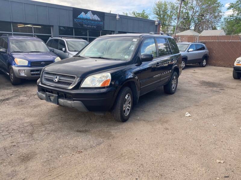 2004 Honda Pilot for sale at Rocky Mountain Motors LTD in Englewood CO