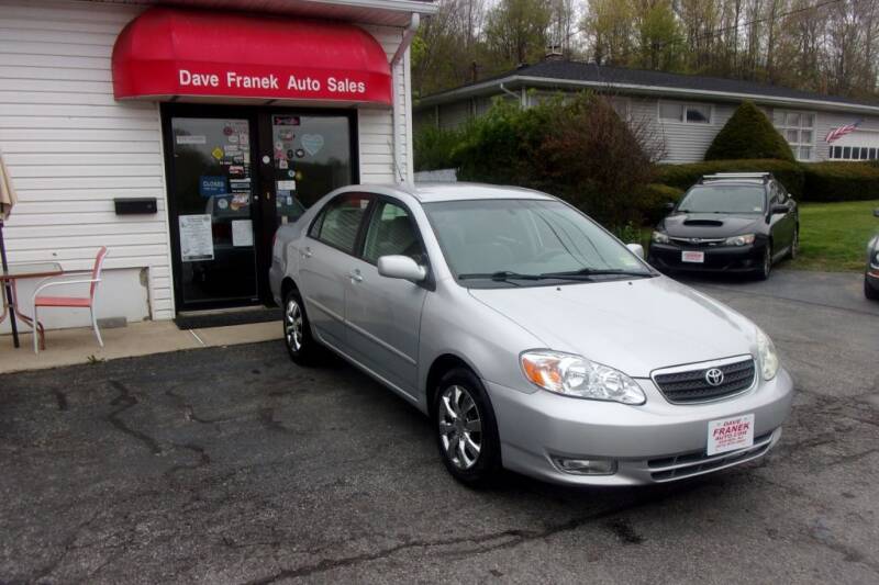 2006 Toyota Corolla for sale at Dave Franek Automotive in Wantage NJ