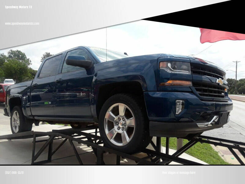 2018 Chevrolet Silverado 1500 for sale at Speedway Motors TX in Fort Worth TX
