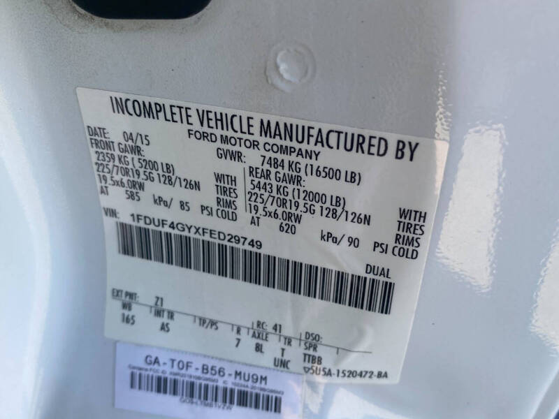 2015 Ford F-450 Super Duty