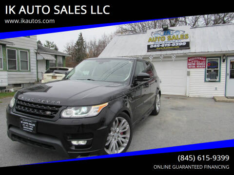 2016 Land Rover Range Rover Sport for sale at IK AUTO SALES LLC in Goshen NY
