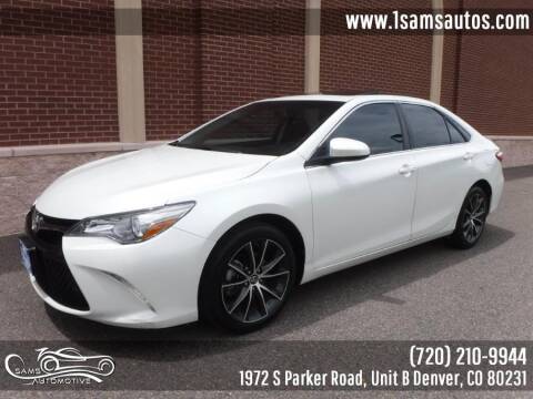 2016 Toyota Camry for sale at SAM'S AUTOMOTIVE in Denver CO