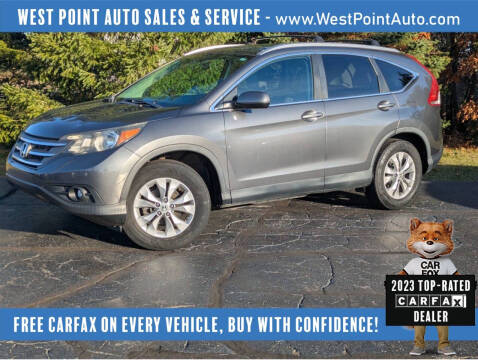 2013 Honda CR-V for sale at West Point Auto Sales & Service in Mattawan MI