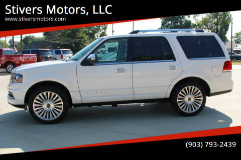 2015 Lincoln Navigator for sale at Stivers Motors, LLC in Nash TX