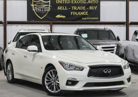 2018 Infiniti Q50 for sale at United Exotic Auto in Houston TX