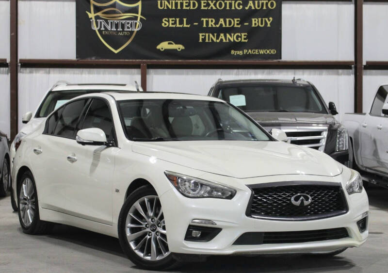 2018 Infiniti Q50 for sale at United Exotic Auto in Houston TX