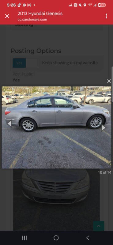 2011 Hyundai Genesis 3.8L V6