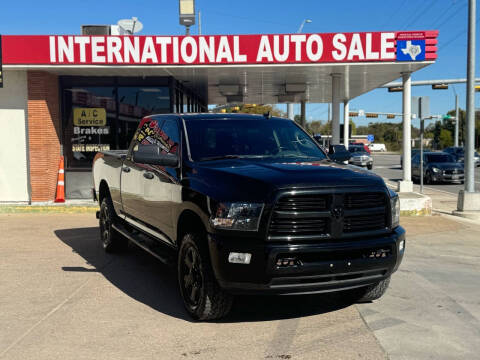 2016 RAM 2500 for sale at International Auto Sales in Garland TX