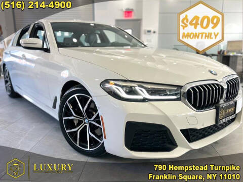 2022 BMW 5 Series for sale at LUXURY MOTOR CLUB in Franklin Square NY