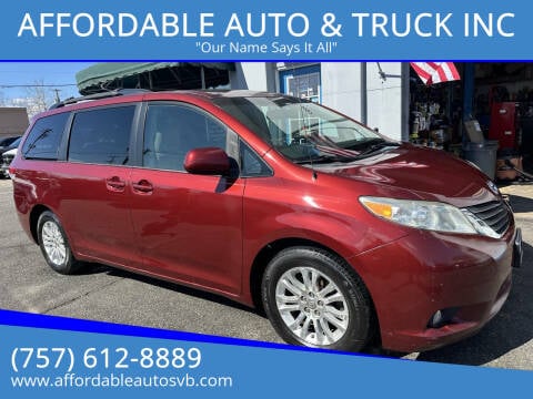 2014 Toyota Sienna for sale at AFFORDABLE AUTO & TRUCK INC in Virginia Beach VA