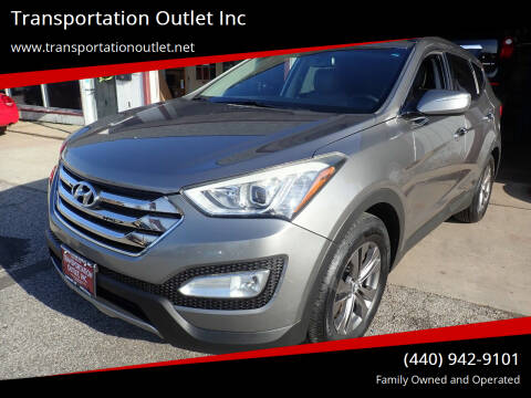 2013 Hyundai Santa Fe Sport for sale at Transportation Outlet Inc in Eastlake OH