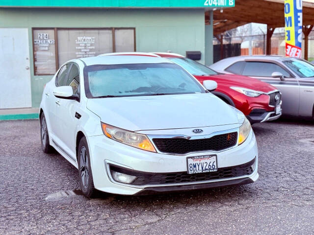 2012 Kia Optima Hybrid for sale at STARK AUTO SALES INC in Modesto, CA