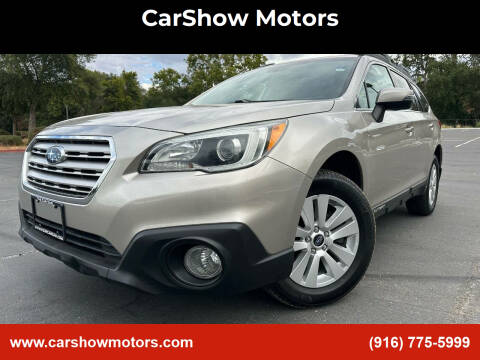 2016 Subaru Outback for sale at CarShow Motors in Sacramento CA