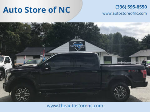 2015 Ford F-150 for sale at Auto Store of NC in Walkertown NC