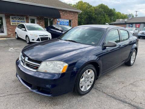 2013 Dodge Avenger for sale at Auto Choice in Belton MO