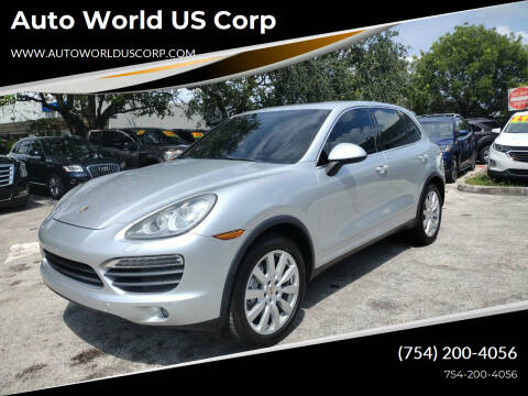 2012 Porsche Cayenne for sale at Auto World US Corp in Plantation FL