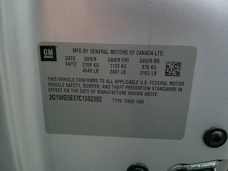 2012 Chevrolet Impala LT Fleet