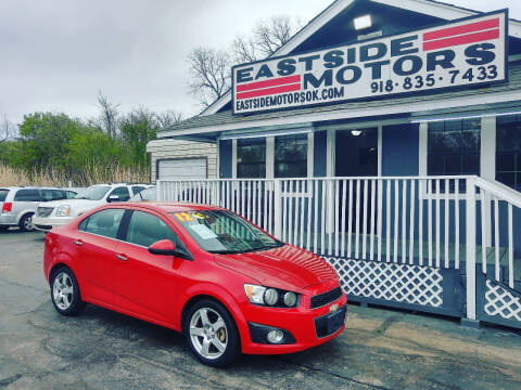 2012 Chevrolet Sonic for sale at EASTSIDE MOTORS in Tulsa OK