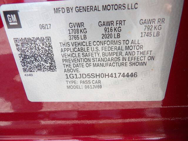 2017 Chevrolet Sonic LT Auto
