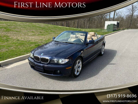 2004 BMW 3 Series for sale at First Line Motors in Brownsburg IN
