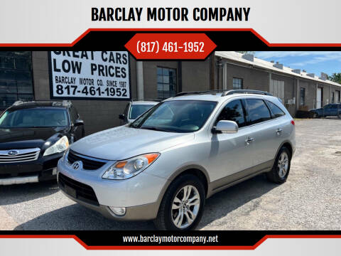 2012 Hyundai Veracruz for sale at BARCLAY MOTOR COMPANY in Arlington TX