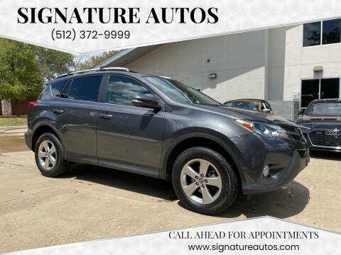 2015 Toyota RAV4 for sale at Signature Autos in Austin TX