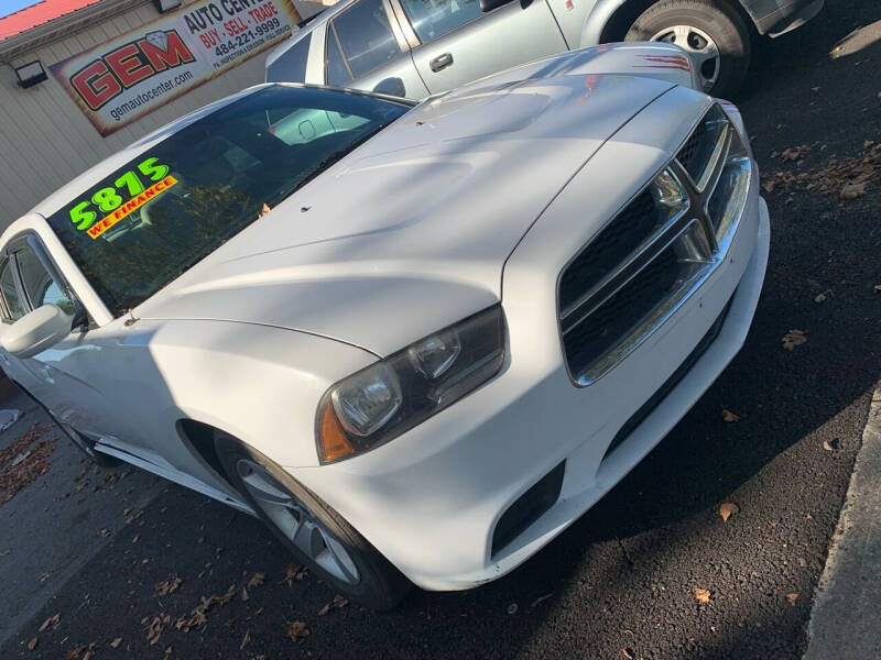 2013 Dodge Charger for sale at Gem Auto Center in Allentown PA