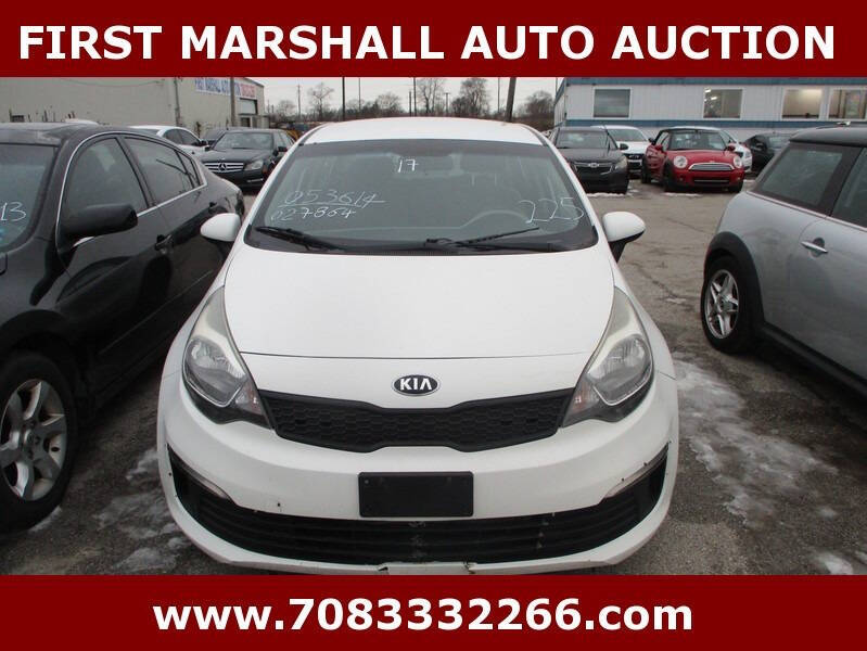 2017 Kia Rio for sale at First Marshall Auto Auction in Harvey IL