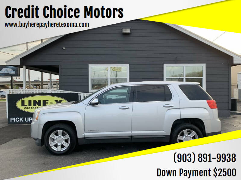 2013 GMC Terrain for sale at Credit Choice Motors in Sherman TX
