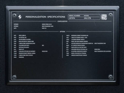 2023 Ferrari 296 GTB