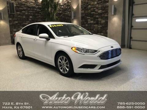 2017 Ford Fusion for sale at Auto World Used Cars in Hays KS