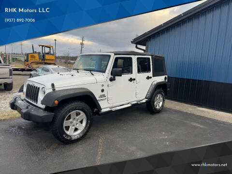 2013 Jeep Wrangler Unlimited for sale at RHK Motors LLC in West Union OH