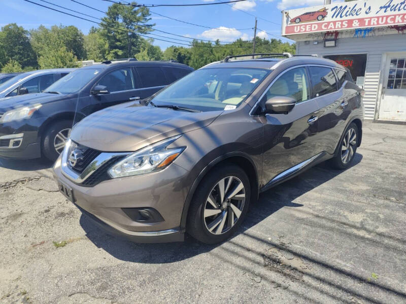 2015 Nissan Murano for sale at Mikes Auto 2 in Dartmouth MA