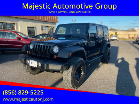 2012 Jeep Wrangler Unlimited for sale at Majestic Automotive Group in Cinnaminson NJ