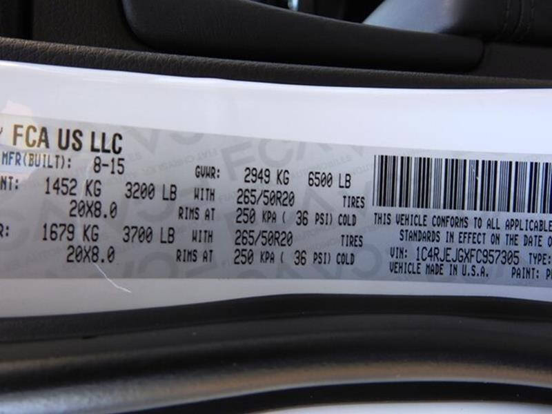 2015 Jeep Grand Cherokee Summit