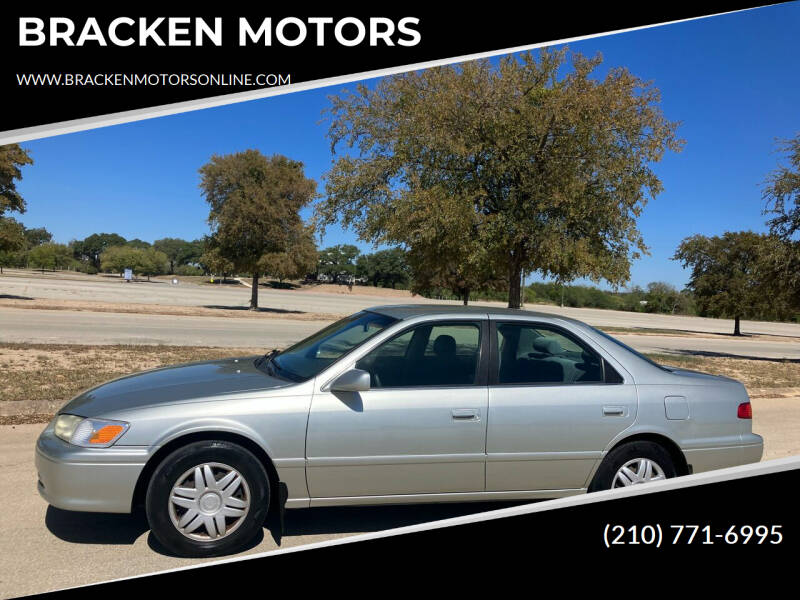 2001 Toyota Camry for sale at BRACKEN MOTORS in San Antonio TX