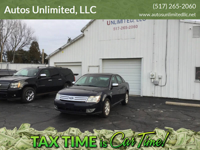 2008 Ford Taurus for sale at Autos Unlimited, LLC in Adrian MI