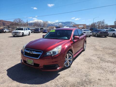 2013 Subaru Legacy for sale at Canyon View Auto Sales in Cedar City UT