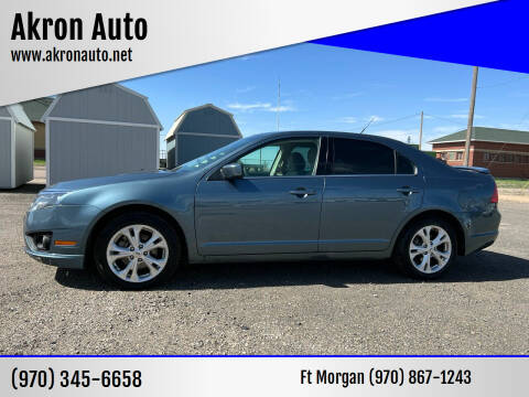2012 Ford Fusion for sale at Akron Auto - Fort Morgan in Fort Morgan CO